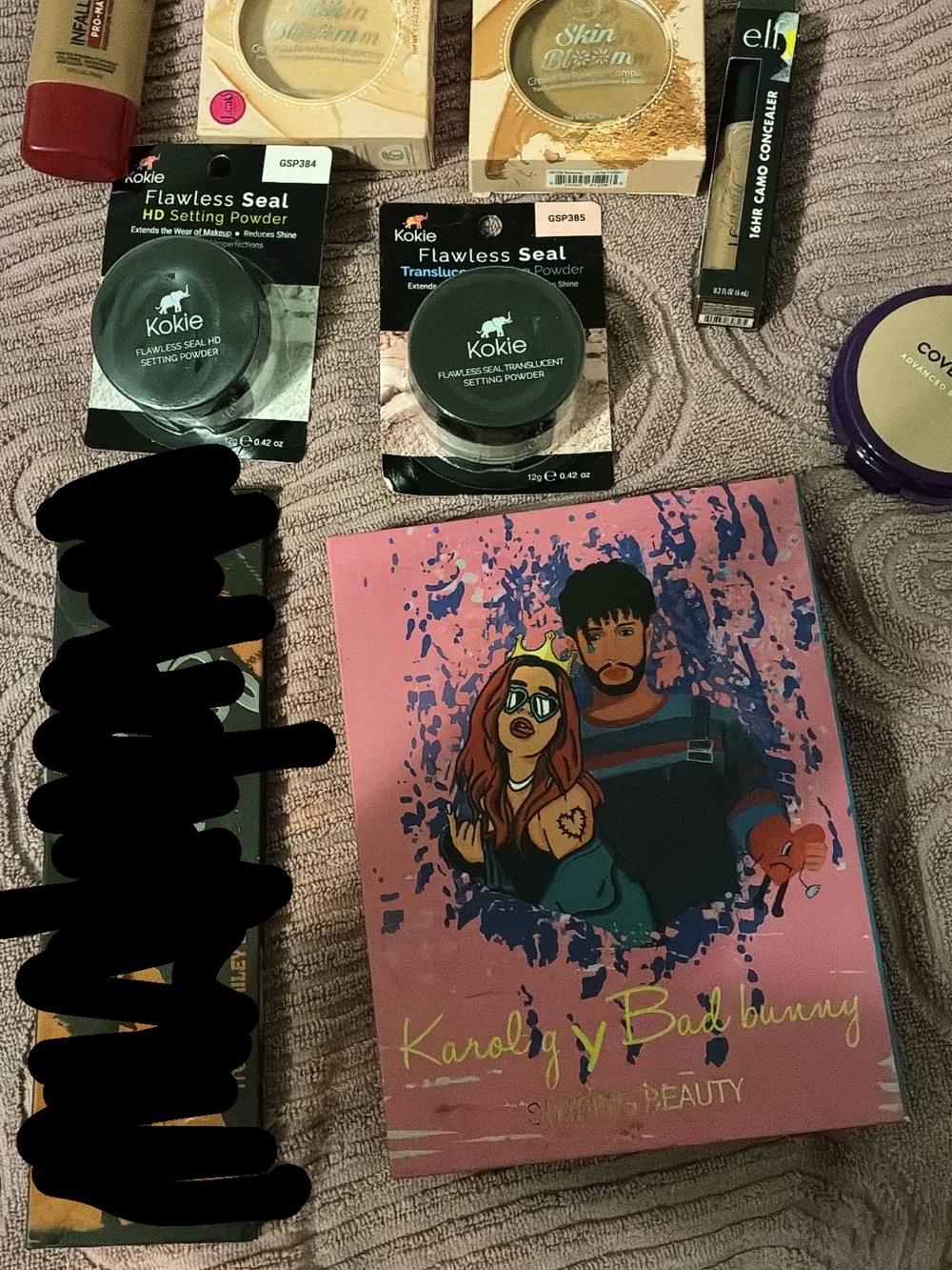 Eyeshadow Palette for 10$ and the other makeup above 5$ each